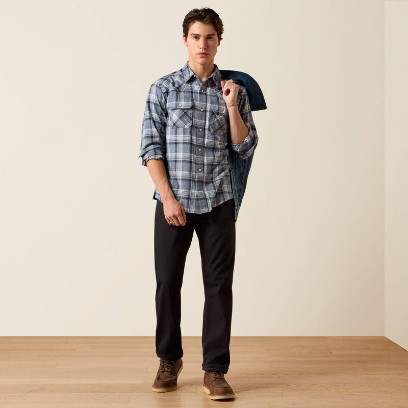 Retro Harish Fitted Snap Shirt