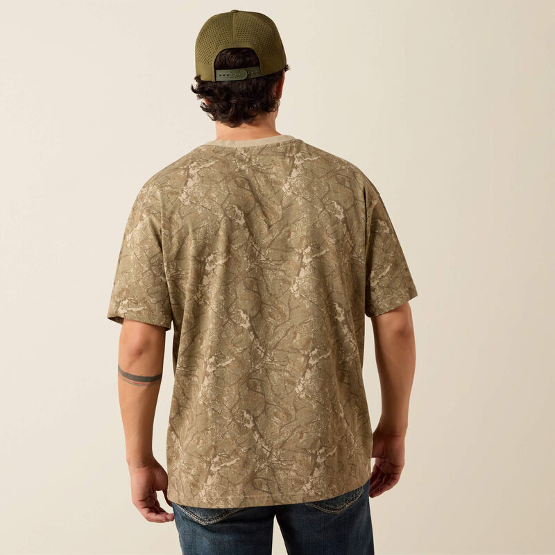 All Over Print Camo ToughStock Boxy T-Shirt