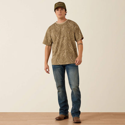 All Over Print Camo ToughStock Boxy T-Shirt