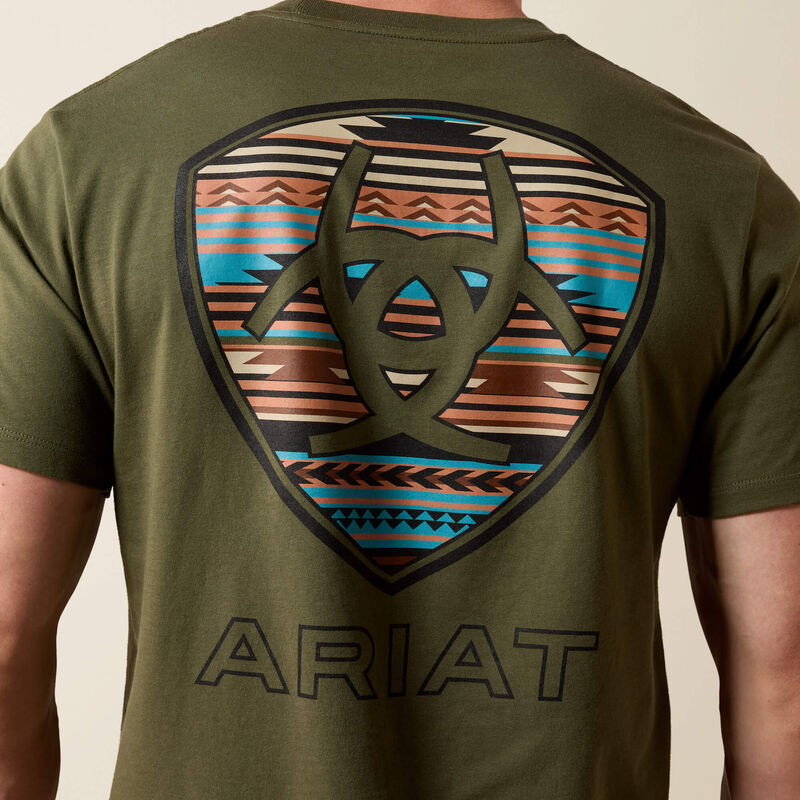 Rust Serape Shield T-Shirt