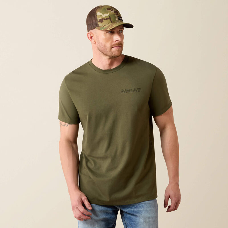 Rust Serape Shield T-Shirt