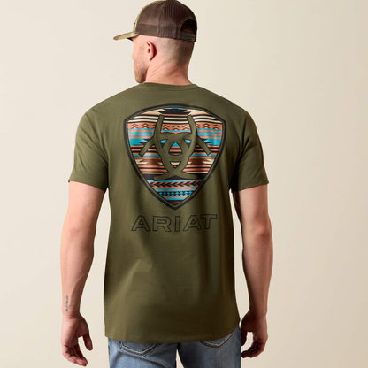 Rust Serape Shield T-Shirt