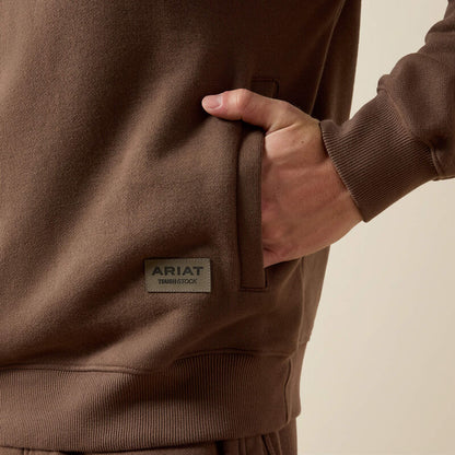ToughStock Washed Heavyweight Fleece 1/4 Zip Sweatshirt