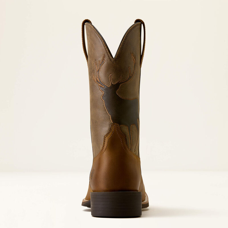 Sport Trail Cam Wide Square Toe Cowboy Boot