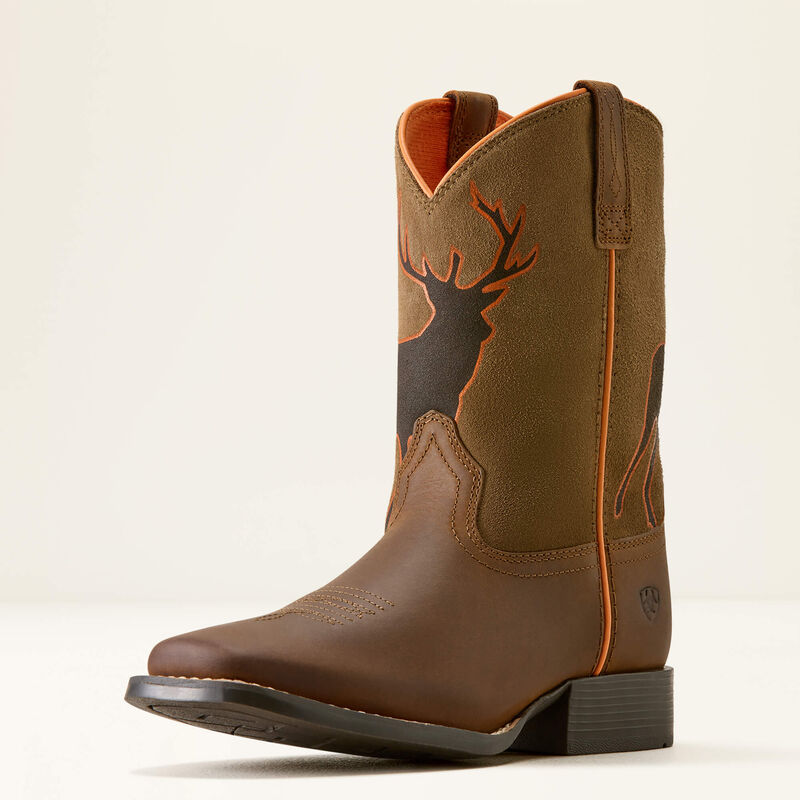 Trail Cam Wide Square Toe Western Boot