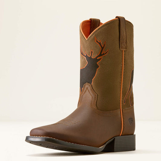 Trail Cam Wide Square Toe Western Boot