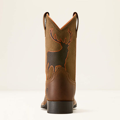 Trail Cam Wide Square Toe Western Boot