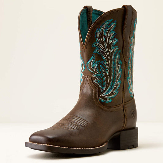 Round Up Filly Wide Square Toe Western Boot