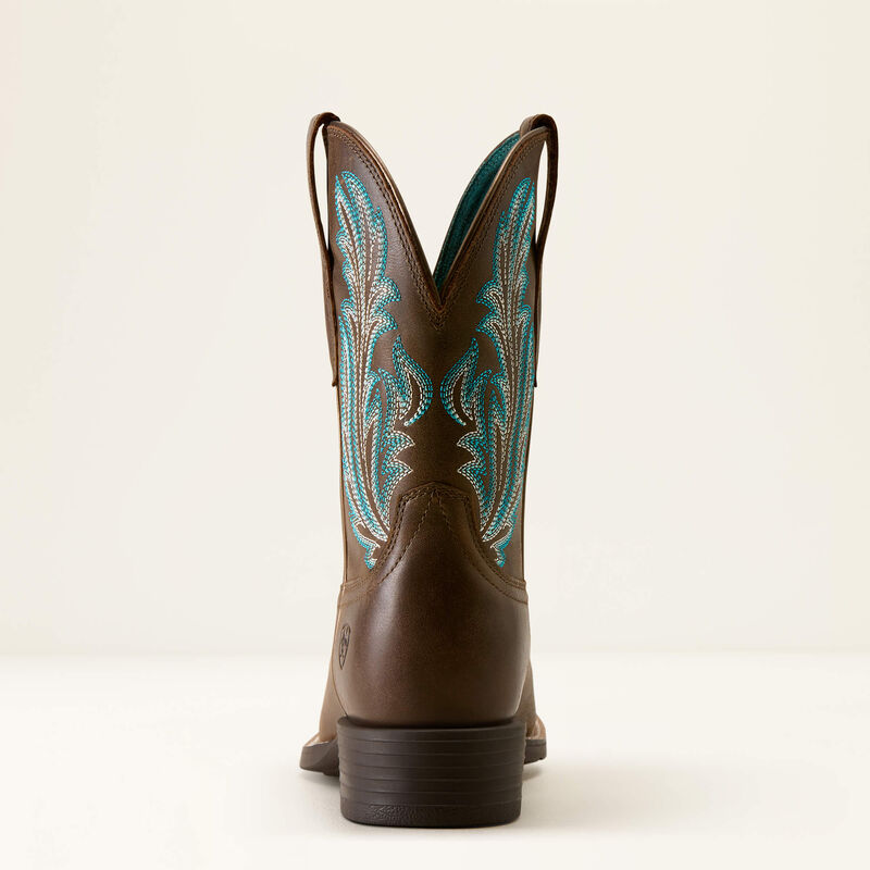 Round Up Filly Wide Square Toe Western Boot