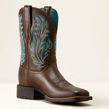 Round Up Filly Wide Square Toe Western Boot