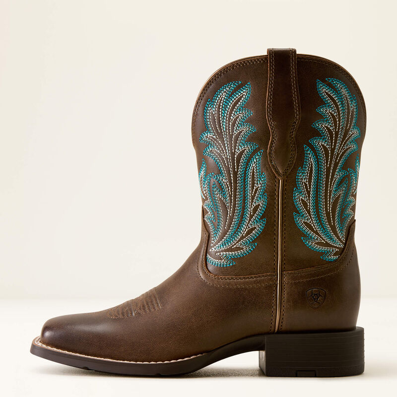 Round Up Filly Wide Square Toe Western Boot