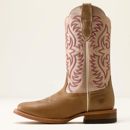 Frontier Drift Wide Square Toe Western Boot
