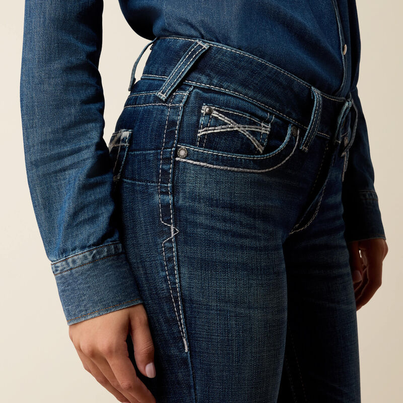 Mid Rise Olenna Boot Cut Jeans