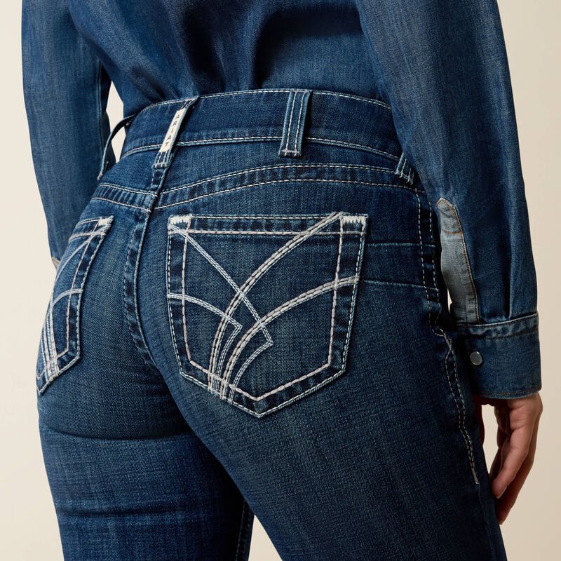 Mid Rise Olenna Boot Cut Jeans