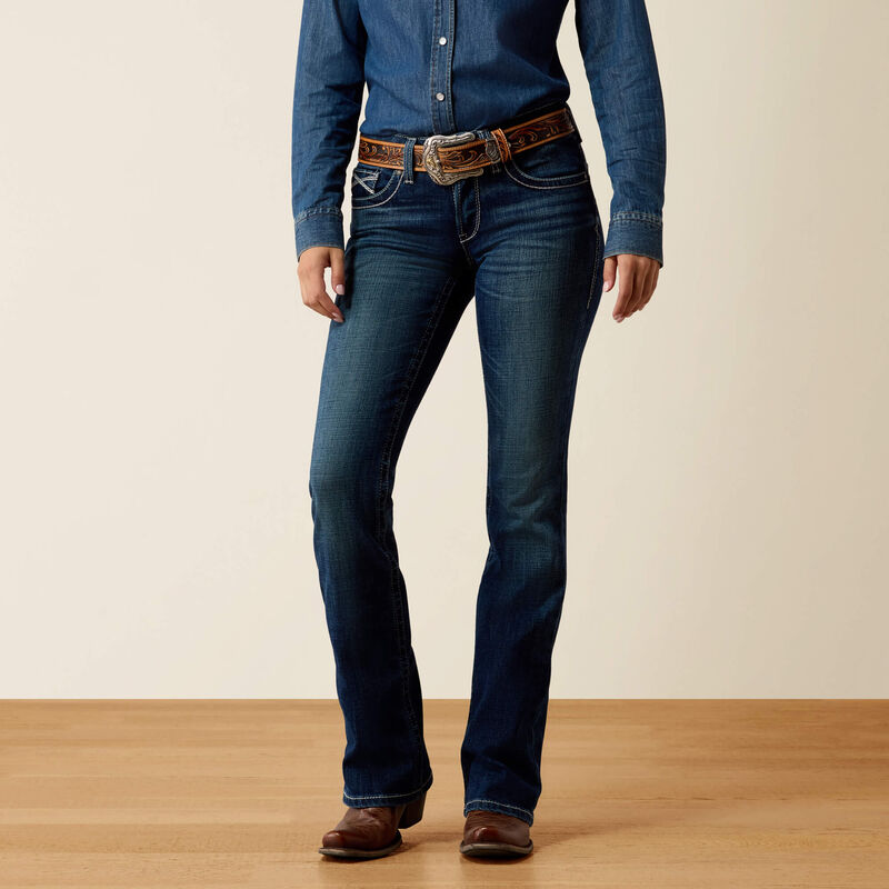 Mid Rise Olenna Boot Cut Jeans