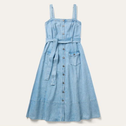 Denim Button Front Dress