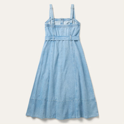 Denim Button Front Dress
