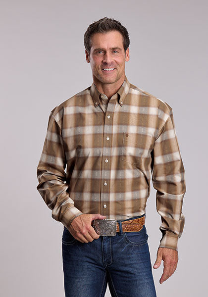 Mens Gold Western Shirt