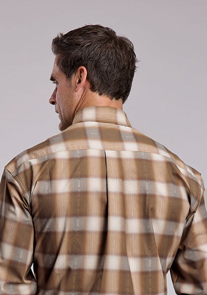 Mens Gold Western Shirt