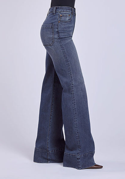 Ladies High Rise Wide Leg