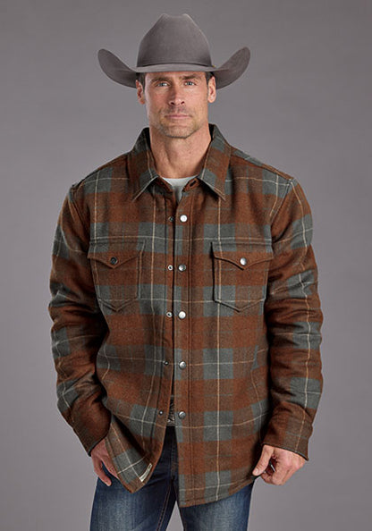 Men's Lined Shirt Jacket