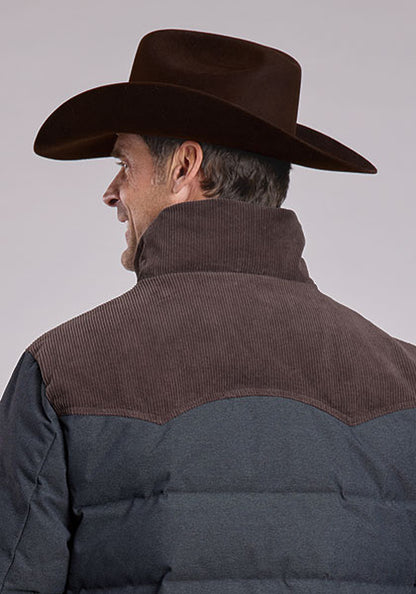 Men's Denim Look Down Fill Jacket