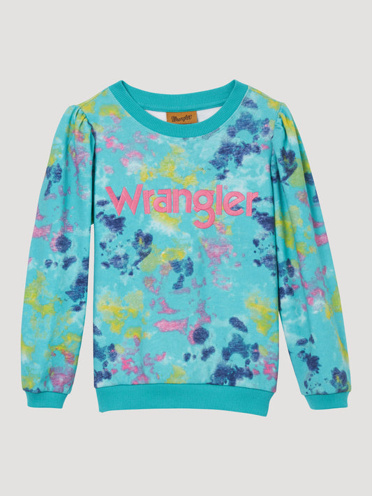 Girls Sweatshirt Teal