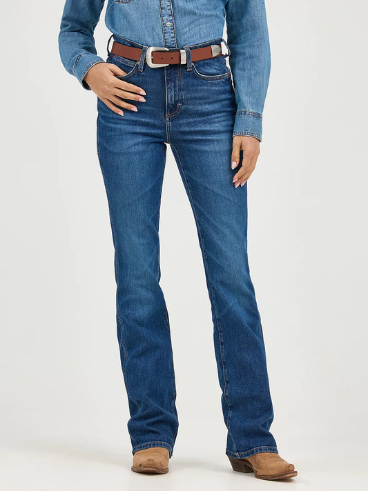 Ladies High Rise Bootcut Jeans
