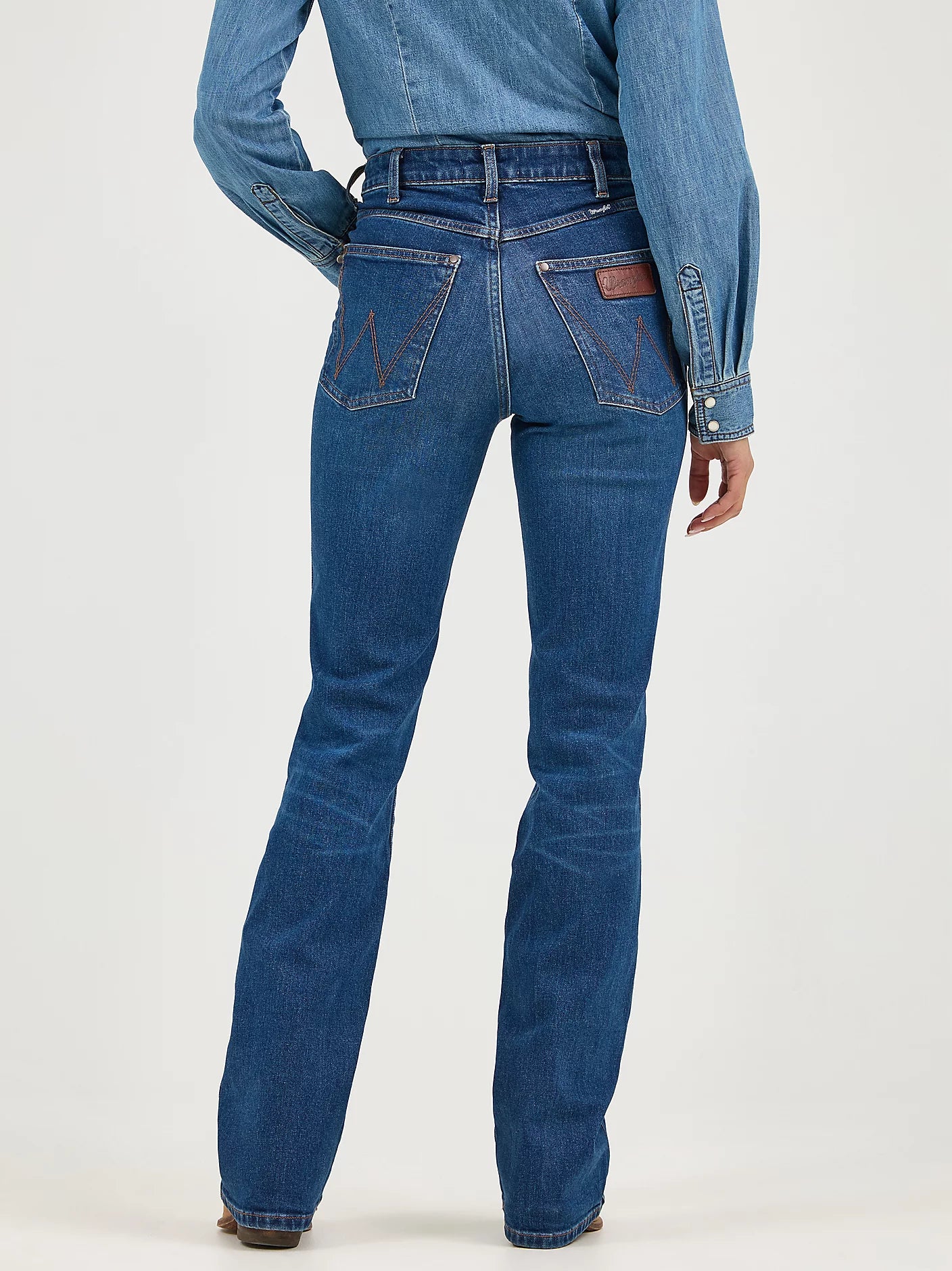 Ladies High Rise Bootcut Jeans