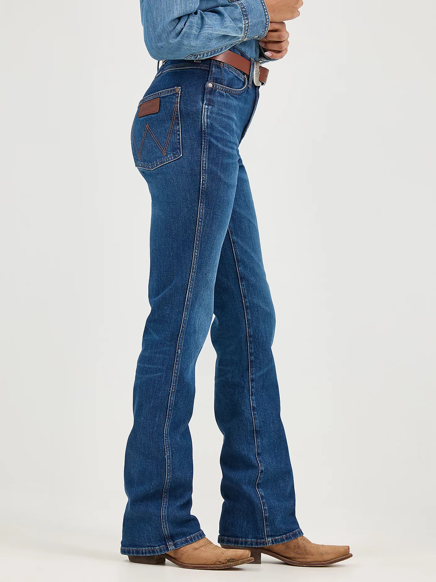 Ladies High Rise Bootcut Jeans