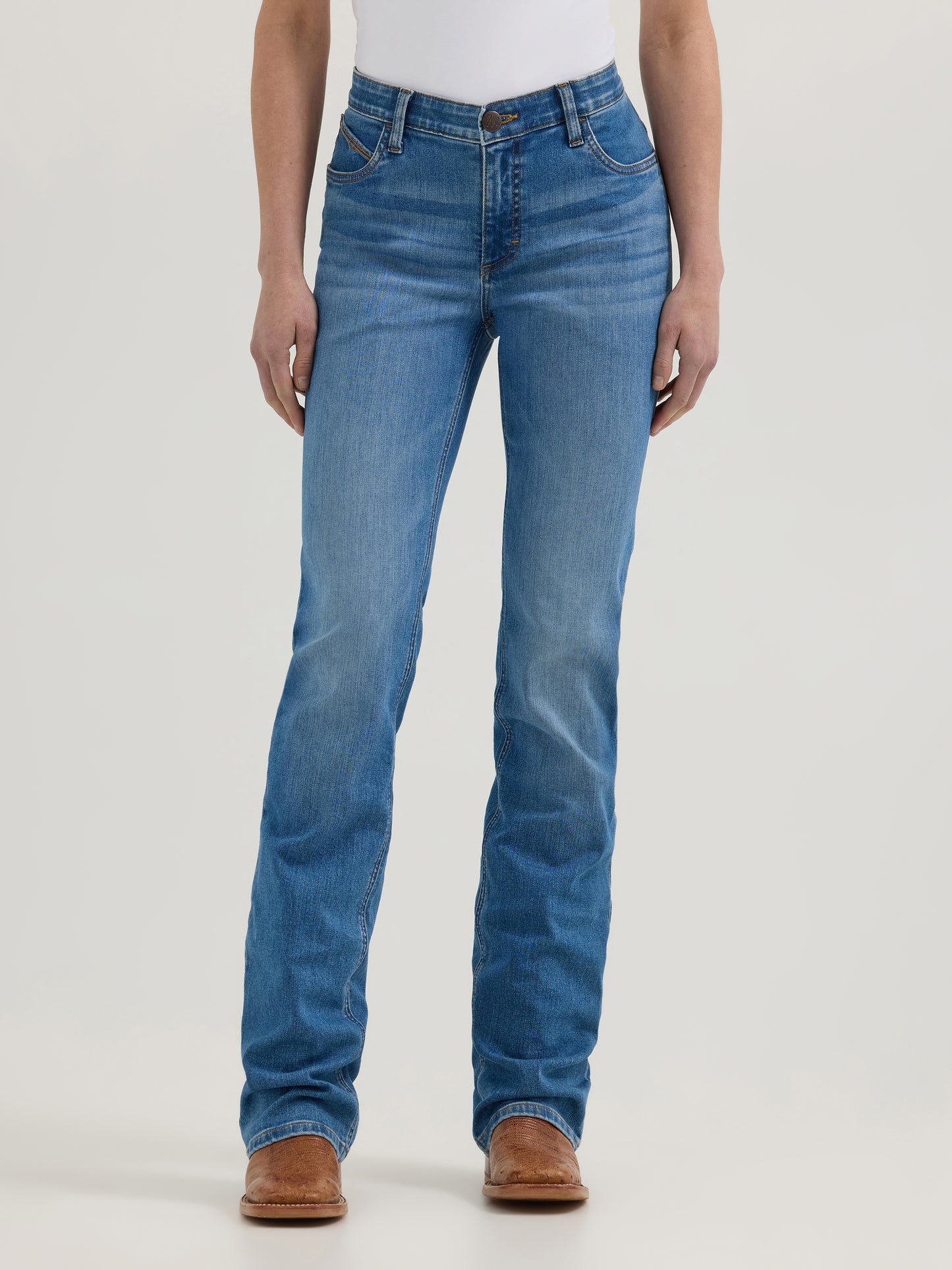 Ladies Mid Rise Willow Denim