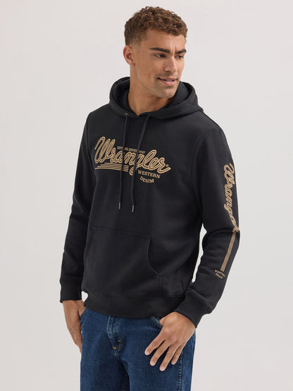 Men's Hoodie - Black Logo