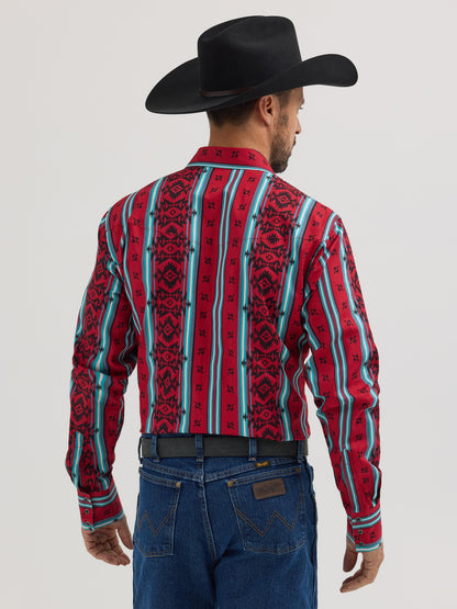 Men's Checotah Classic Fit Western Shirt - Red