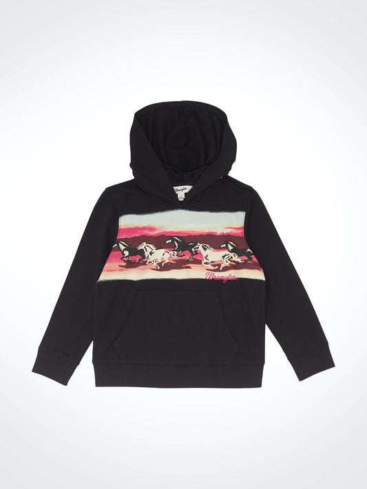 Girls Hoodie - Black