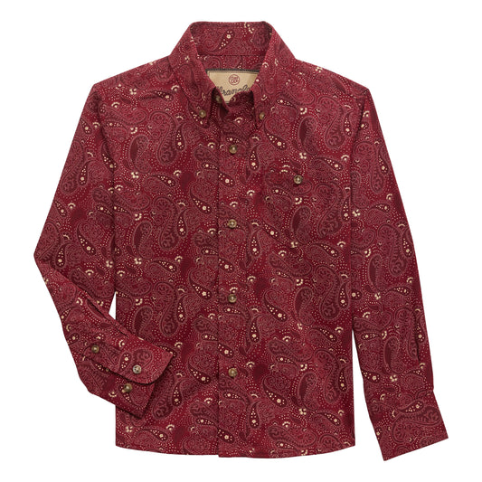 Boys Classic Fit Western Shirt