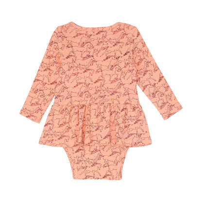 Baby Girls Bodysuit with Skirt