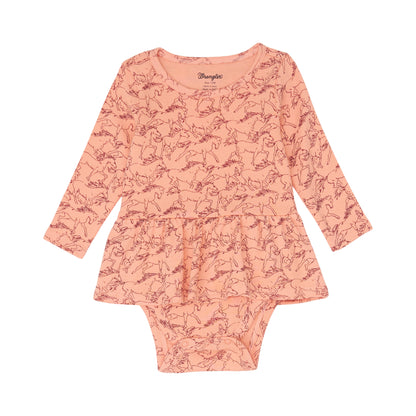 Baby Girls Bodysuit with Skirt