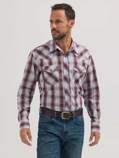 Men's Classic Fit 20X Competition Western Shirt - Wine