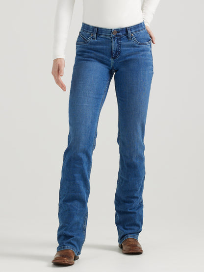 Ladies Mid Rise Q Baby Jeans