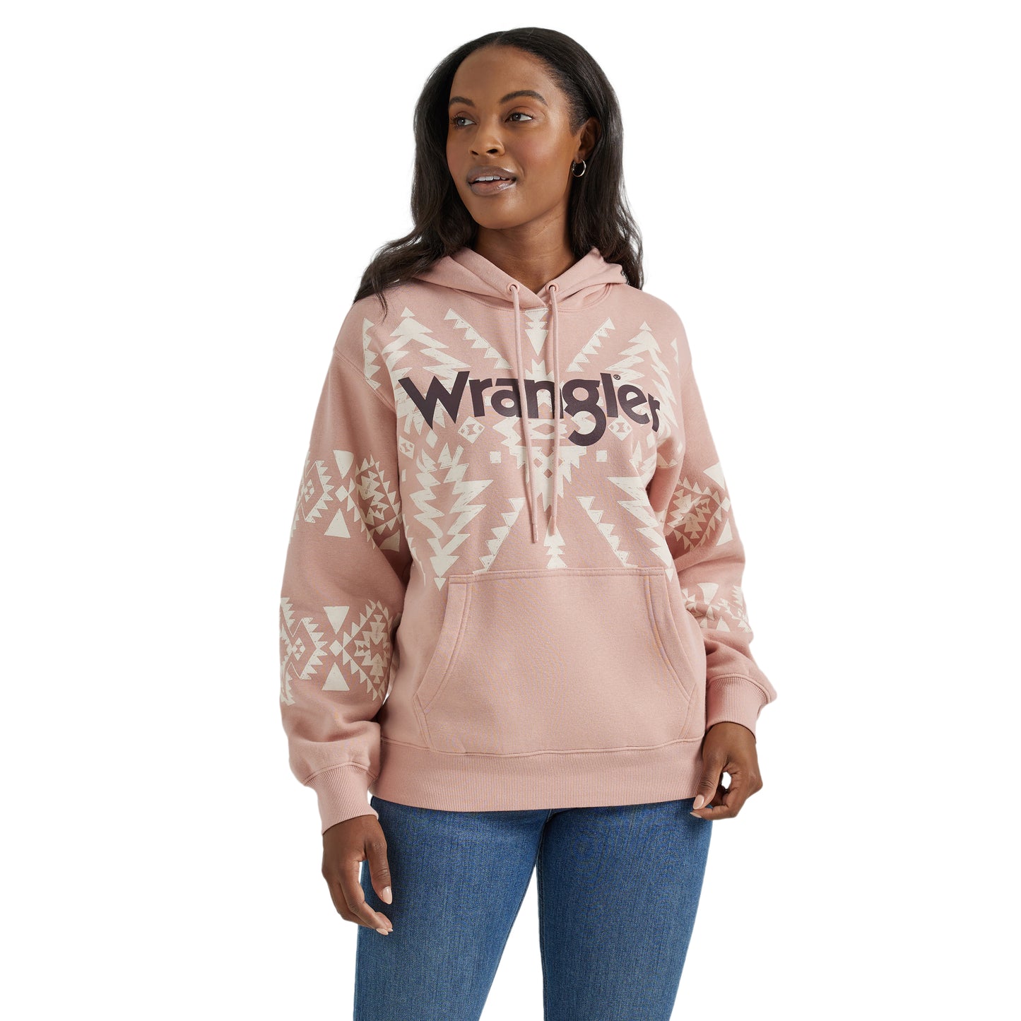 Ladies Retro Hoodie - Pink