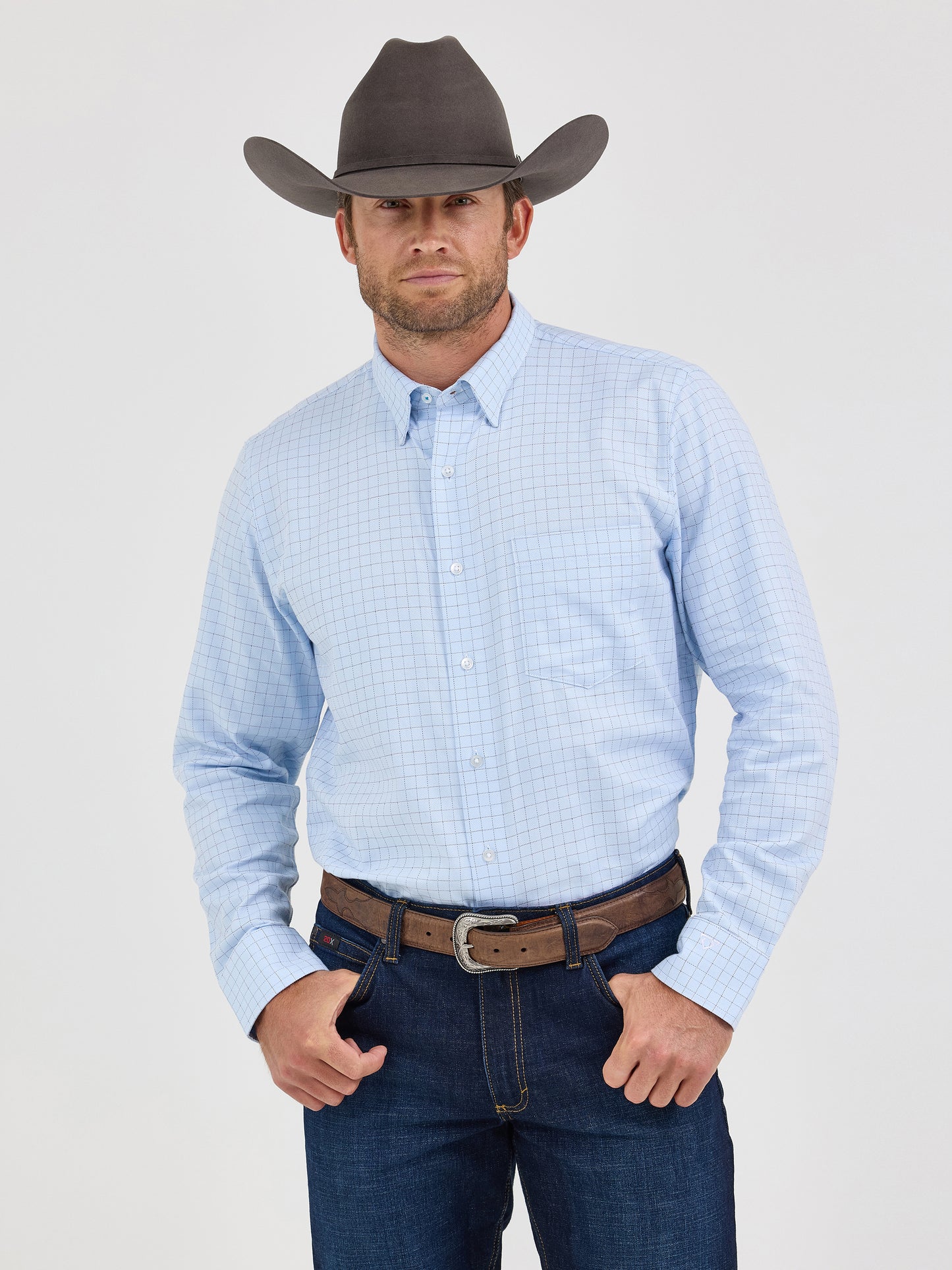 Men's Cody Johnson Classic Fit Western Shirt - Blue