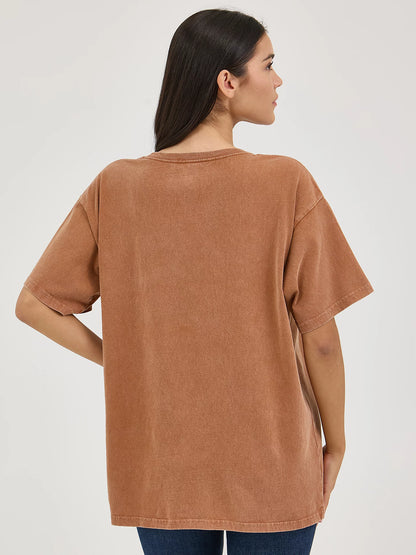 Ladies Oversize Graphic Tee