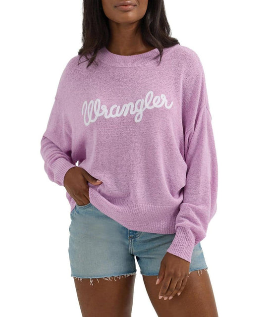 Ladies Relaxed Crew Neck Sweater
