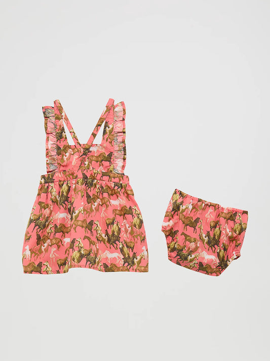 Infant Girls Horse Dress