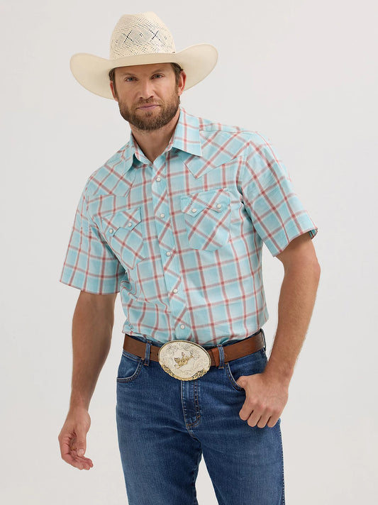Men's Modern Fit Short Sleeve Western