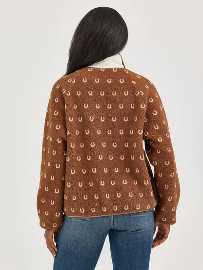 Ladies Sherpa Fleece Pullover