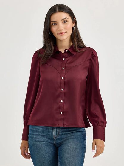 Ladies Satin Blouse