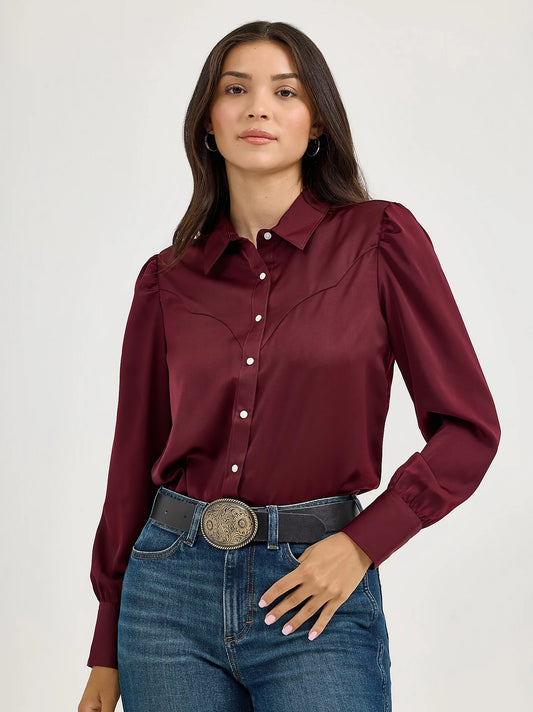 Ladies Satin Blouse