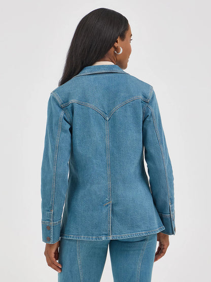 Ladies Denim Blazer