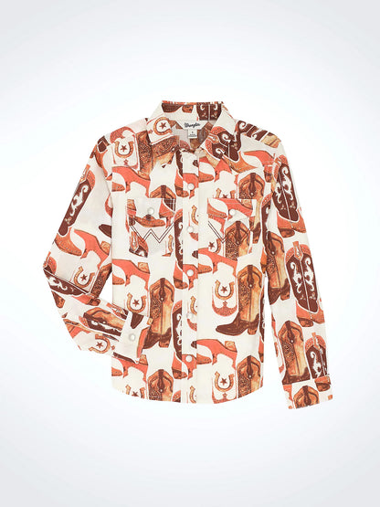 Girls Snap Westerm Shirt